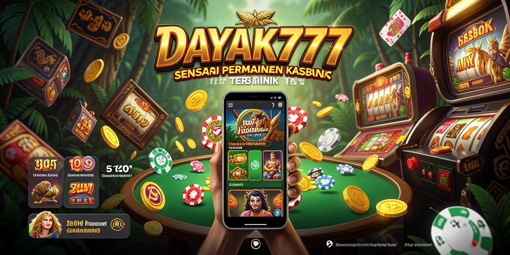 Tampilan menarik dalam permainan Kasino DAYAK777 yang menegangkan.
