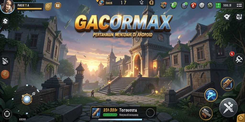 Screenshot GACORMAX menampilkan aksi menara pertahanan yang seru dan menantang.