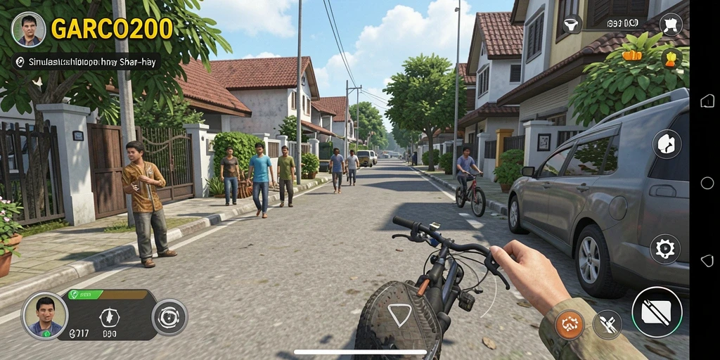 Tampilan gameplay GARCO200 yang menarik dan menarik perhatian.