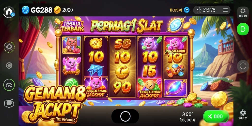 Tampilan gameplay menarik dari GG288 dengan berbagai tema slot.