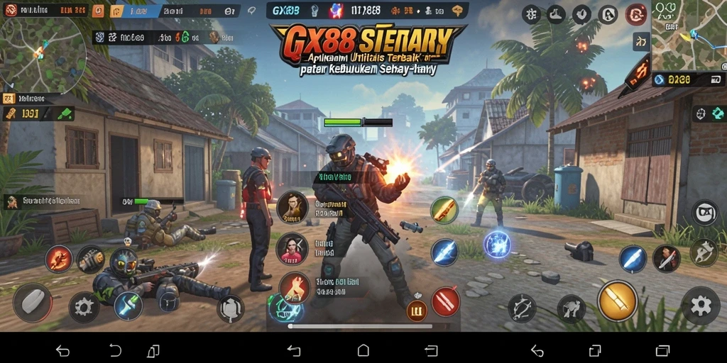Tampilan antarmuka GX88 yang intuitif dan menarik.