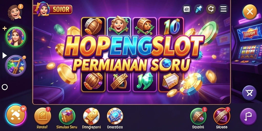 Screenshot utama HOPENGSLOT menampilkan gameplay seru dengan slot yang menarik.