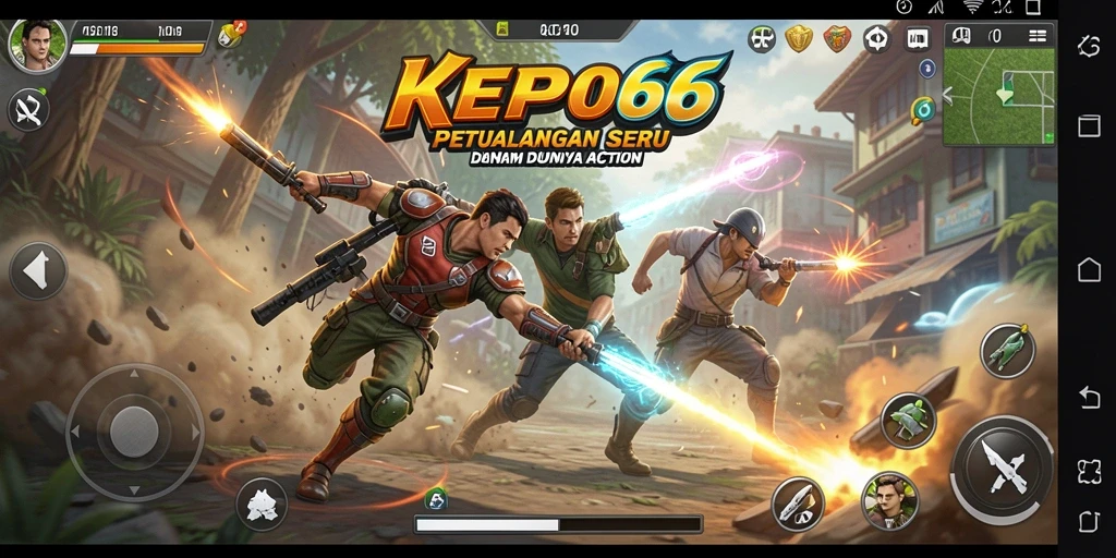 Tampilan gameplay seru dalam KEPO66 yang menantang.