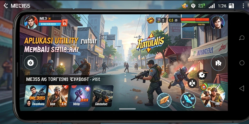Tampilan antarmuka ME355 yang menarik dan fungsional.