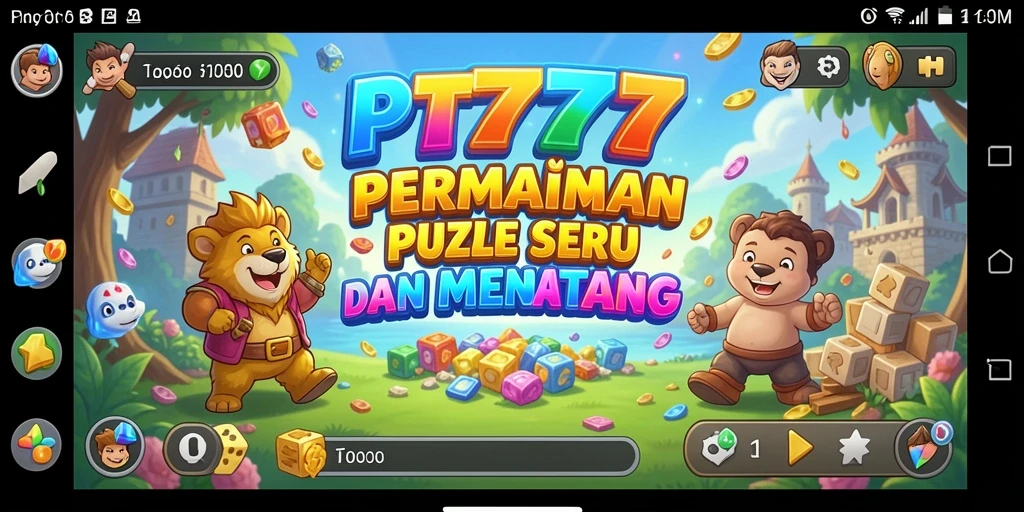Tangkapan layar gameplay PT777 yang menampilkan mekanisme puzzle yang menarik.