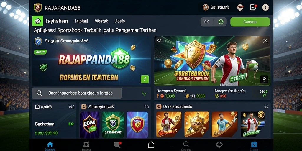 Tampilan gameplay menarik di RAJAPANDA88 dengan berbagai pilihan taruhan.