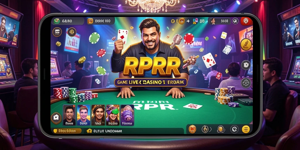Gameplay seru di RPRR dengan dealer langsung dan interaksi sosial.