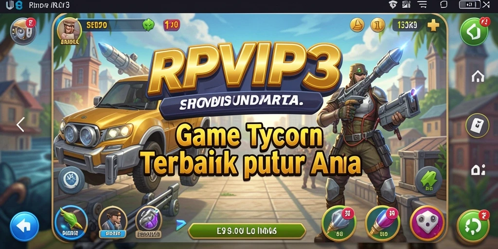 Gameplay RPVIP3 yang menarik dan interaktif dalam dunia Tycoon.