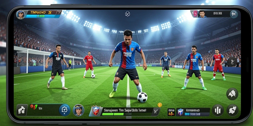Tampilan gameplay TIMNAS4D yang mendalam dan realistis.
