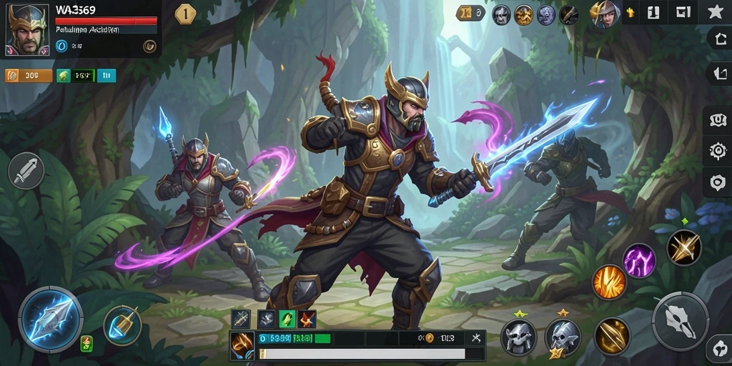 Tampilan gameplay ARPG yang menakjubkan dan penuh aksi.
