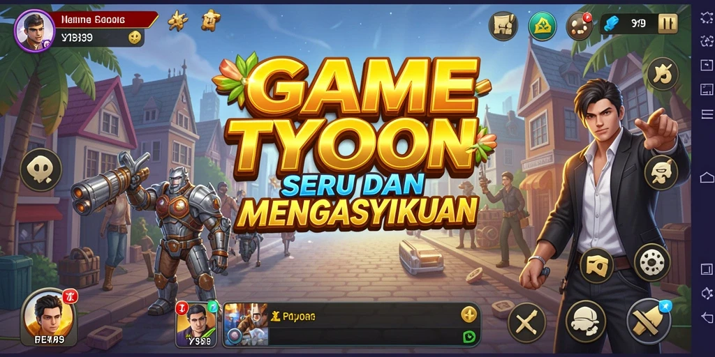 Tampilan gameplay seru di dunia Tycoon Y89.
